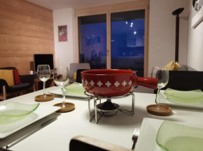 Modern apartment with an amazing view Leysin